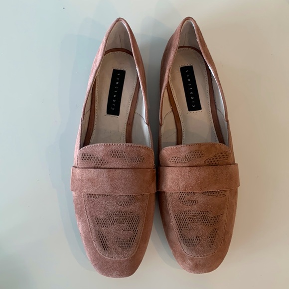 NIB Sanctuary Sass 2.0 desert taupe perforated loafers-size 7 - Picture 11 of 13